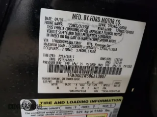 2008 Ford Taurus X SEL с VIN 1FMDK02W58GA13807, выставлен на аукционе Copart как лот 67772384 с пробегом 194 937 миль миль и Списание • Salvage title. История ставок и продаж доступна на DreamBid. Изображение 13.
