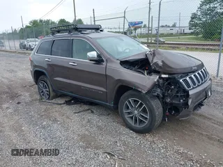 2017 Jeep Grand Cherokee Limited with VIN 1C4RJFBG4HC920046, listed as a IAAI auction lot 42383165 with 119,544 mi miles and . Bid and sale history available at DreamBid. Image 1.