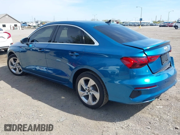 2023 Audi A3 Premium z VIN WAUAUDGY1PA084908, wystawiony jako IAAI lot #42048782 z przebiegiem 28 860 mil mil oraz . Historia ofert i sprzedaży dostępna na DreamBid. Obrazek 3.