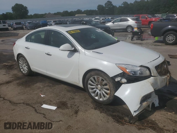2012 Buick Regal Premium 1 with VIN 2G4GS5EK1C9207843, listed as a Copart auction lot 61445745 with 154,912 mi miles and Salvage title. Bid and sale history available at DreamBid. Image 4.