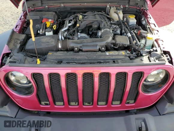 2022 Jeep Wrangler Unlimited Sport S with VIN 1C4HJXDG7NW131012, listed as a Copart auction lot 78890634 with 28,639 mi miles and Salvage Title. Bid and sale history available at carsss.com. Image 13.