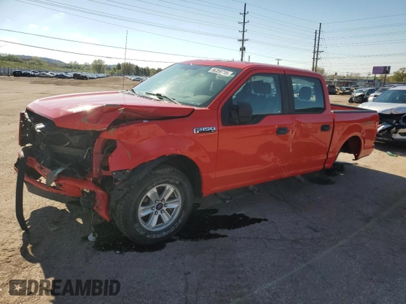 2015 Ford F-150 XLT with VIN 1FTEW1E85FKE49597, listed as a Copart auction lot 56359715 with 58,018 mi miles and Salvage title. Bid and sale history available at DreamBid. Image 1.