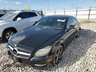 2013 Mercedes-Benz CLS-Class CLS 550 with VIN WDDLJ9BB5DA088854, listed as a Copart auction lot 87408204 with 194,818 mi miles and Salvage Title. Bid and sale history available at carsss.com. Image 1.