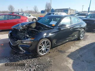 2022 Genesis G70 2.0T z VIN KMTG34TA0NU098580, wystawiony jako IAAI lot #41763511 z przebiegiem 87 816 mil mil oraz . Historia ofert i sprzedaży dostępna na DreamBid. Obrazek 2.