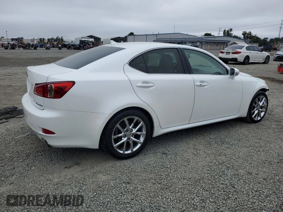 2012 Lexus IS 250 with VIN JTHBF5C20C5160046, listed as a Copart auction lot 59805455 with 90,274 mi miles and Salvage title. Bid and sale history available at DreamBid. Image 3.