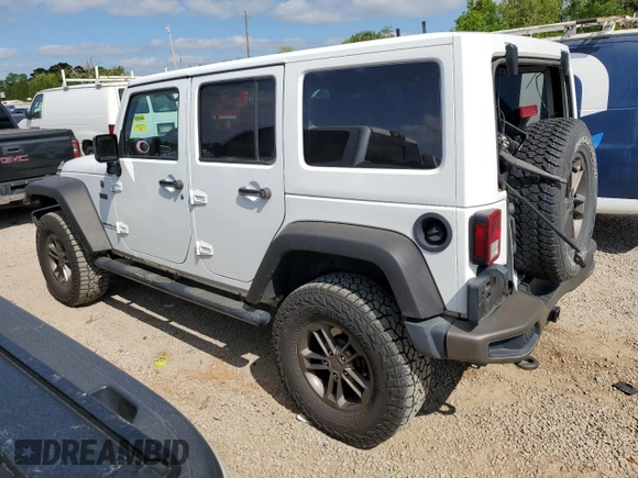 2016 Jeep Wrangler Unlimited Sahara with VIN 1C4BJWEG1GL328101, listed as a Copart auction lot 52754865 with 65,106 mi miles and Salvage title. Bid and sale history available at DreamBid. Image 2.