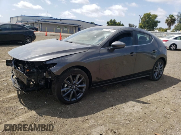 2022 Mazda Mazda3 Hatchback Select with VIN JM1BPAKL4N1506854, listed as a Copart auction lot 51813813 with 0 mi miles. Bid and sale history available at carsss.com. Image 1.