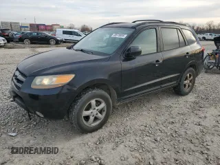 2007 Hyundai Santa Fe GLS z VIN 5NMSG13DX7H062847, wystawiony jako Copart lot #49578895 z przebiegiem Nie podano mil oraz Szkoda całkowita • Salvage title. Historia ofert i sprzedaży dostępna na DreamBid. Obrazek 1.