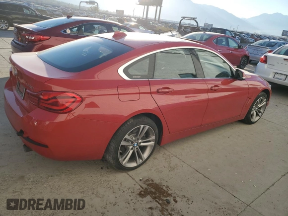 2019 BMW 4 Series 440i xDrive with VIN WBA4J7C59KBM74239, listed as a Copart auction lot 73240794 with Not Provided miles and Salvage Title. Bid and sale history available at carsss.com. Image 3.