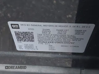 2022 Chevrolet Equinox LT z VIN 3GNAXKEV0NS100297, wystawiony jako IAAI lot #42170457 z przebiegiem 60 722 mil mil oraz . Historia ofert i sprzedaży dostępna na DreamBid. Obrazek 9.