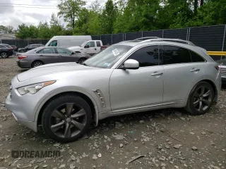 2011 Infiniti FX with VIN JN8BS1MW5BM170121, listed as a Copart auction lot 55664385 with 221,984 mi miles and Salvage title. Bid and sale history available at DreamBid. Image 1.