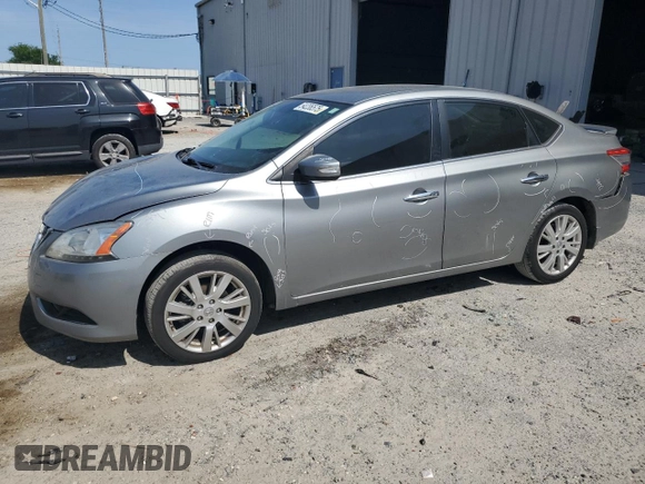 2013 Nissan Sentra SL with VIN 3N1AB7APXDL743750, listed as a Copart auction lot 54236575 with 159,937 mi miles and Salvage Title. Bid and sale history available at DreamBid. Image 1.