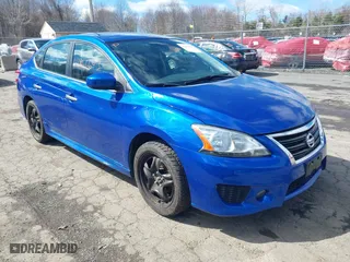 2014 Nissan Sentra SR with VIN 3N1AB7AP5EY294126, listed as a IAAI auction lot 41866643 with 112,255 mi miles. Bid and sale history available at carsss.com. Image 1.
