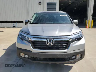 2019 Honda Ridgeline RTL-T with VIN 5FPYK3F67KB031672, listed as a Copart auction lot 55080205 with 106,912 mi miles and Salvage title. Bid and sale history available at DreamBid. Image 5.