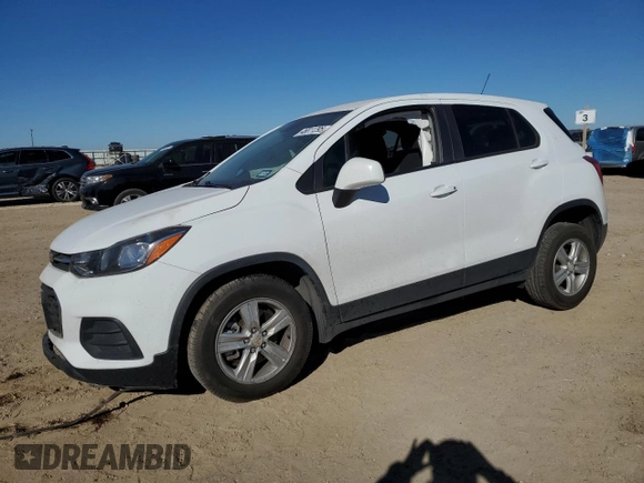 2021 Chevrolet Trax LS with VIN KL7CJNSM5MB368236, listed as a Copart auction lot 46811295 with 47,502 mi miles and Salvage Title. Bid and sale history available at carsss.com. Image 1.