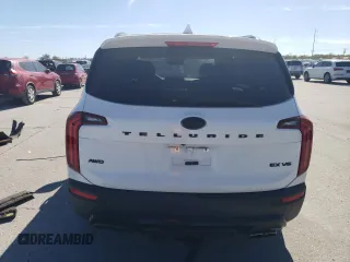 2021 Kia Telluride EX with VIN 5XYP3DHC3MG136781, listed as a Copart auction lot 47560575 with 59,247 mi miles and Salvage Title. Bid and sale history available at DreamBid. Image 6.