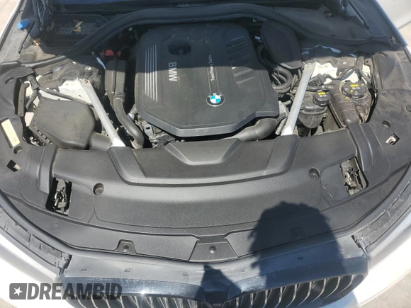 2018 BMW 7 Series 740i xDrive with VIN WBA7E4C52JGV24125, listed as a Copart auction lot 48164214 with 77,695 mi miles. Bid and sale history available at carsss.com. Image 11.