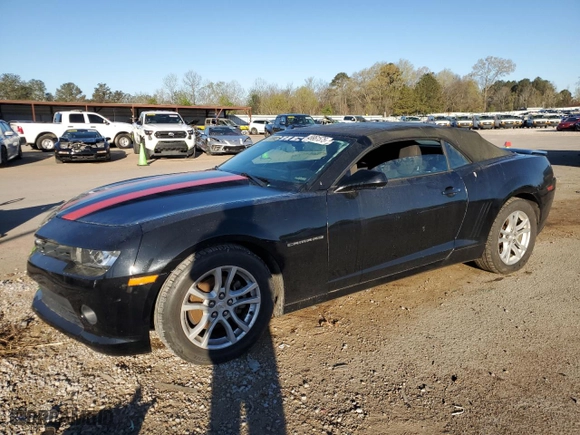 2015 Chevrolet Camaro LT with VIN 2G1FD3D3XF9224887, listed as a Copart auction lot 49961575 with 149,901 mi miles and Salvage Title. Bid and sale history available at carsss.com. Image 1.