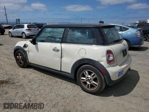 2012 MINI Hardtop with VIN WMWSU3C55CT540191, listed as a Copart auction lot 53096485 with 89,561 mi miles and Salvage Title. Bid and sale history available at DreamBid. Image 2.