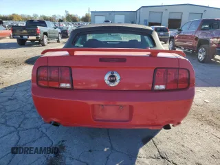 2005 Ford Mustang GT Deluxe with VIN 1ZVHT85H555246184, listed as a Copart auction lot 80784214 with 99,288 mi miles and Salvage Title. Bid and sale history available at DreamBid. Image 6.