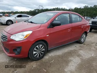 2019 Mitsubishi Mirage G4 ES with VIN ML32F3FJ2KHF09090, listed as a Copart auction lot 49980244 with 93,499 mi miles and Salvage Title. Bid and sale history available at carsss.com. Image 1.