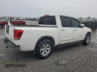 2010 Nissan Titan SE with VIN 1N6BA0ED7AN324632, listed as a Copart auction lot 57095185 with 156,391 mi miles and Salvage title. Bid and sale history available at DreamBid. Image 3.