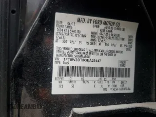 2016 Ford F-350 Lariat с VIN 1FT8W3DT5GEA25447, выставлен на аукционе Copart как лот 47812165 с пробегом Не указан миль и Списание • Salvage title. История ставок и продаж доступна на DreamBid. Изображение 14.