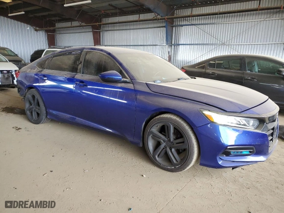 2019 Honda Accord Sedan Sport 1.5T with VIN 1HGCV1F3XKA083182, listed as a Copart auction lot 50591745 with 124,609 mi miles and Salvage Title. Bid and sale history available at carsss.com. Image 4.