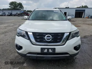 2018 Nissan Pathfinder S z VIN 5N1DR2MN9JC624870, wystawiony jako Copart lot #59740805 z przebiegiem 150 146 mil mil oraz Szkoda całkowita • Salvage title. Historia ofert i sprzedaży dostępna na DreamBid. Obrazek 5.