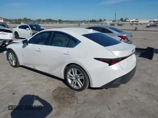 2024 Lexus IS with VIN JTHCA1D23R5133037, listed as a IAAI auction lot 41694986 with 1,905 mi miles. Bid and sale history available at carsss.com. Image 3.