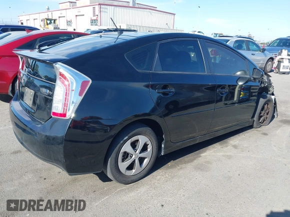 2015 Toyota Prius Four with VIN JTDKN3DU9F0399203, listed as a IAAI auction lot 42024626 with 108,249 mi miles and . Bid and sale history available at DreamBid. Image 4.