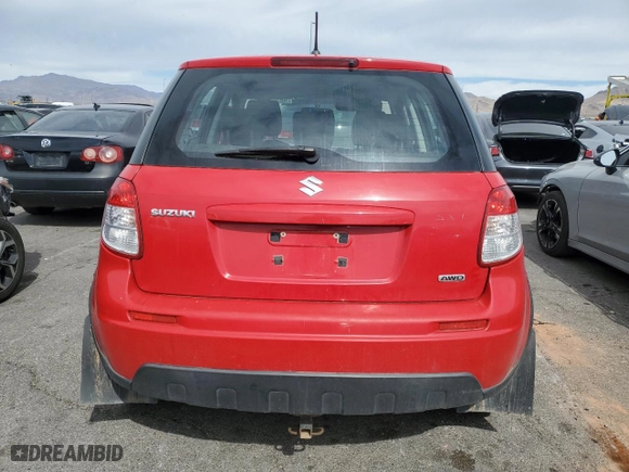 2010 Suzuki SX4 with VIN JS2YB5A33A6311624, listed as a Copart auction lot 48552935 with 236,331 mi miles and Salvage Title. Bid and sale history available at carsss.com. Image 6.