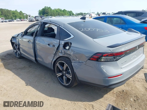 2025 Honda Accord Sport with VIN 1HGCY2F56SA034110, listed as a IAAI auction lot 42310159 with 2,340 mi miles and . Bid and sale history available at DreamBid. Image 3.