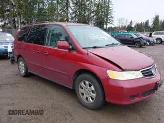 2003 Honda Odyssey EX z VIN 5FNRL18683B080893, wystawiony jako IAAI lot #41840931 z przebiegiem 218 794 mil mil oraz . Historia ofert i sprzedaży dostępna na DreamBid. Obrazek 1.