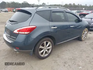 2012 Nissan Murano S with VIN JN8AZ1MU1CW102488, listed as a IAAI auction lot 41186303 with 172,652 mi miles and . Bid and sale history available at DreamBid. Image 4.
