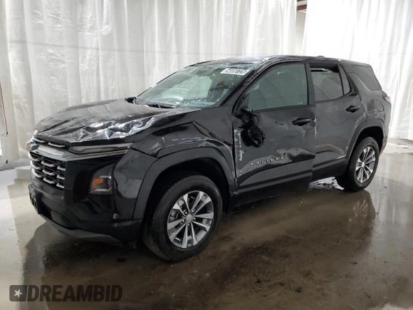 2025 Chevrolet Equinox FWD LT with VIN 3GNAXHEG3SL212974, listed as a Copart auction lot 54550725 with 8,158 mi miles and Clean Title. Bid and sale history available at DreamBid. Image 1.