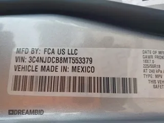 2021 Jeep Compass Limited с VIN 3C4NJDCB8MT553379, выставлен на аукционе IAAI как лот 41981662 с пробегом 83 361 миль миль и . История ставок и продаж доступна на DreamBid. Изображение 9.