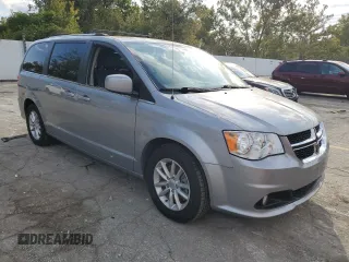 2019 Dodge Grand Caravan SXT with VIN 2C4RDGCG0KR735857, listed as a Copart auction lot 74053504 with 80,269 mi miles and Salvage Title. Bid and sale history available at carsss.com. Image 4.
