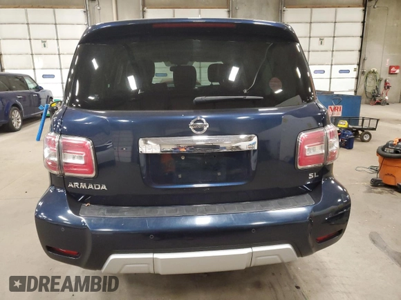 2018 Nissan Armada SV with VIN JN8AY2NC2J9557148, listed as a Copart auction lot 82562224 with 78,780 mi miles and Salvage Title. Bid and sale history available at carsss.com. Image 6.