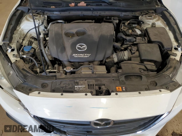 2015 Mazda 3 i SV with VIN JM1BM1T70F1234346, listed as a Copart auction lot 53711985 with 54,636 mi miles and Salvage Title. Bid and sale history available at DreamBid. Image 11.