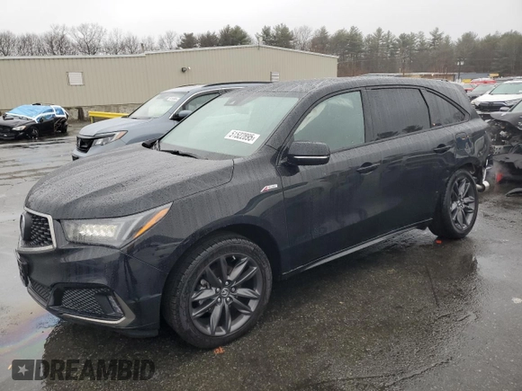 2020 Acura MDX Technology z VIN 5J8YD4H0XLL017671, wystawiony jako Copart lot #51522895 z przebiegiem 39 915 mil mil oraz Szkoda całkowita • Salvage title. Historia ofert i sprzedaży dostępna na DreamBid. Obrazek 1.