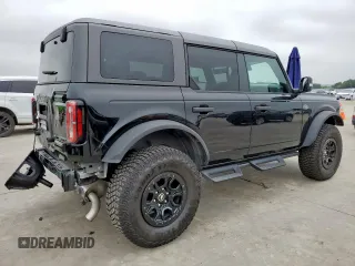 2023 Ford Bronco with VIN 1FMEE5DP1PLB95364, listed as a Copart auction lot 55315445 with 17,578 mi miles and Salvage title. Bid and sale history available at DreamBid. Image 3.