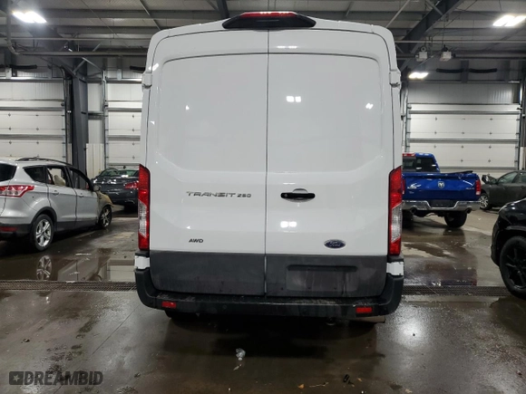 2023 Ford Transit Cargo Van with VIN 1FTBR2C89PKB54006, listed as a Copart auction lot 88075795 with 22,402 mi miles and Clean Title. Bid and sale history available at carsss.com. Image 6.