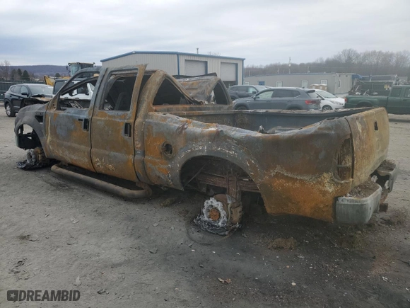 2008 Ford Super Duty F-250 SRW XL with VIN 1FTSW21R08EA94881, listed as a Copart auction lot 49525315 with 0 mi miles and Salvage Title. Bid and sale history available at carsss.com. Image 2.