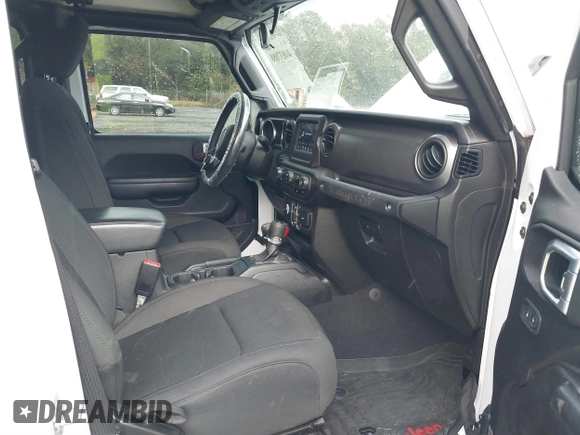 2021 Jeep Wrangler Unlimited Willys with VIN 1C4HJXDN0MW685716, listed as a IAAI auction lot 40837088 with 35,881 mi miles and . Bid and sale history available at DreamBid. Image 5.