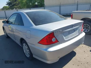 2005 Honda Civic Cpe LX with VIN 1HGEM225X5L031746, listed as a IAAI auction lot 41896295 with 211,888 mi miles. Bid and sale history available at carsss.com. Image 3.