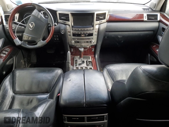 2013 Lexus LX 570 with VIN JTJHY7AX3D4113081, listed as a Copart auction lot 86728574 with Not provided miles and Salvage title. Bid and sale history available at DreamBid. Image 8.