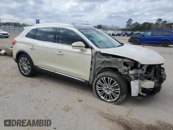 2018 Lincoln MKX Reserve with VIN 2LMPJ6LR0JBL41634, listed as a Copart auction lot 47450365 with 60,448 mi miles and Salvage Title. Bid and sale history available at DreamBid. Image 4.