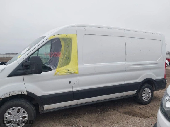 2019 Ford Transit Van with VIN 1FTYE2CM4KKA49336, listed as a IAAI auction lot 41451518 with NaN miles. Bid and sale history available at carsss.com. Image 15.