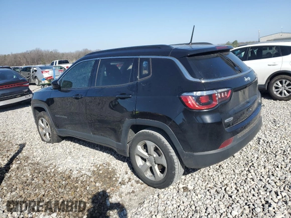 2018 Jeep Compass Latitude with VIN 3C4NJDBB2JT467482, listed as a Copart auction lot 48482365 with Not Provided miles and Salvage Title. Bid and sale history available at carsss.com. Image 2.